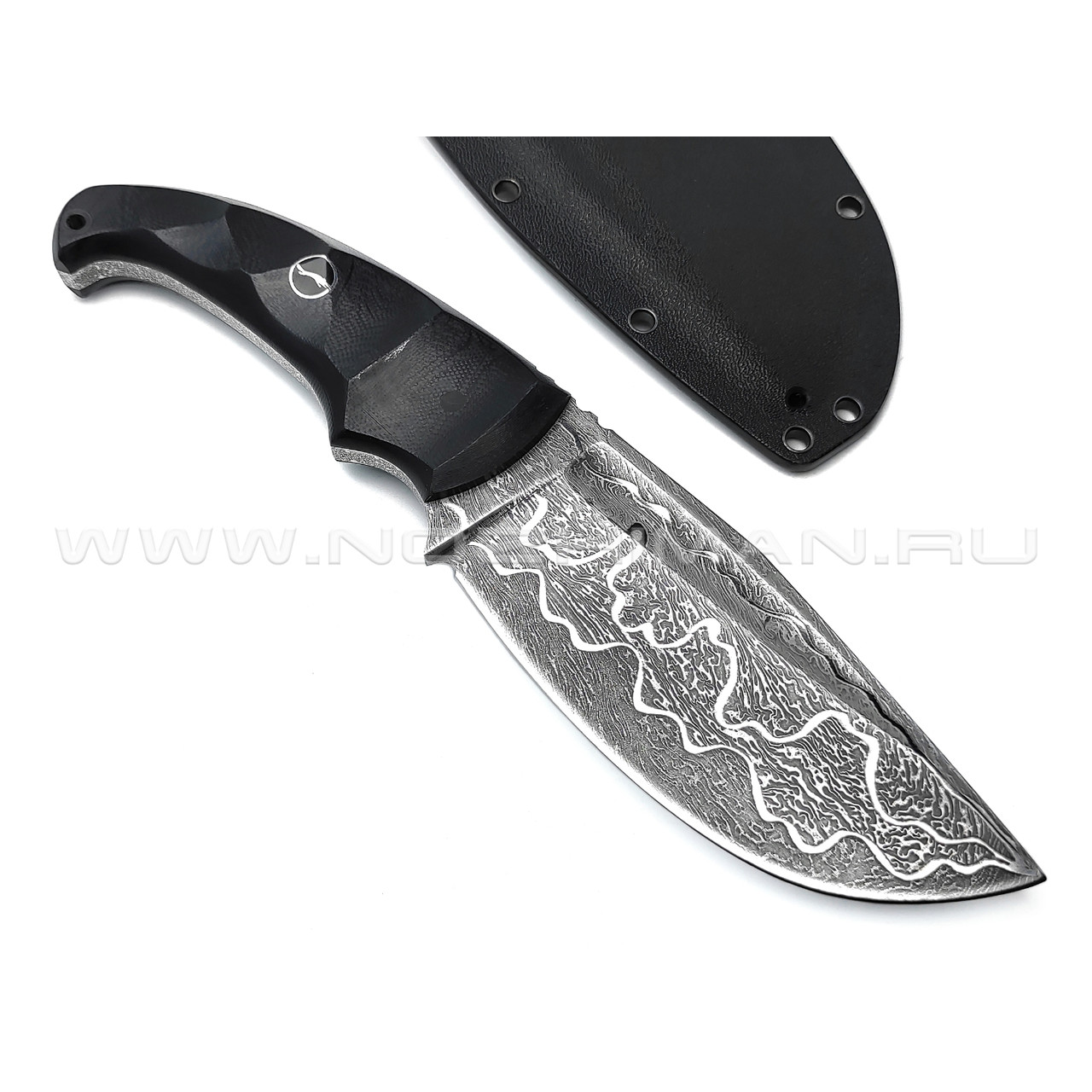 Волчий Век нож Fantocci Custom Tactical Edition сталь PGK WA, рукоять G10 black