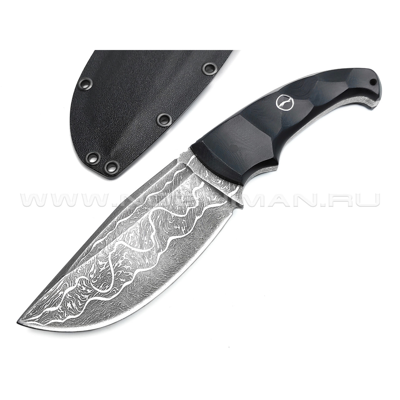 Волчий Век нож Fantocci Custom Tactical Edition сталь PGK WA, рукоять G10 black