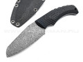 Волчий Век нож Сквозняк Brutal Edition сталь Niolox WA, рукоять G10 black