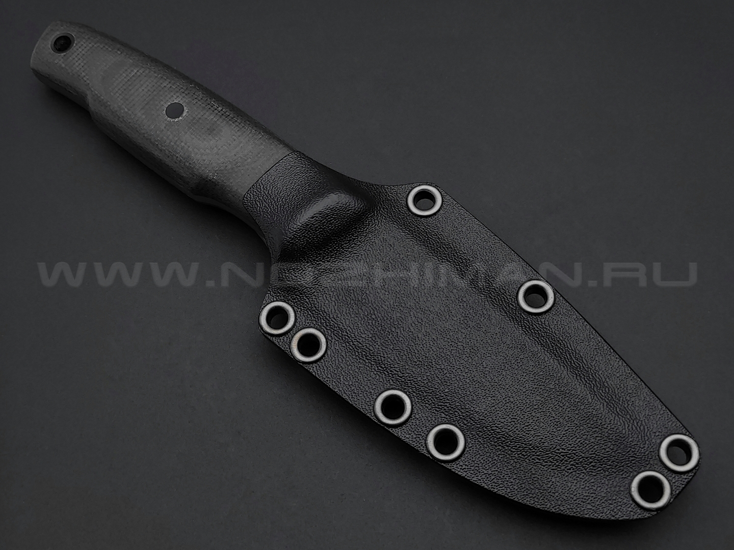 Волчий Век нож Mark-II прототип, сталь Niolox WA, рукоять микарта