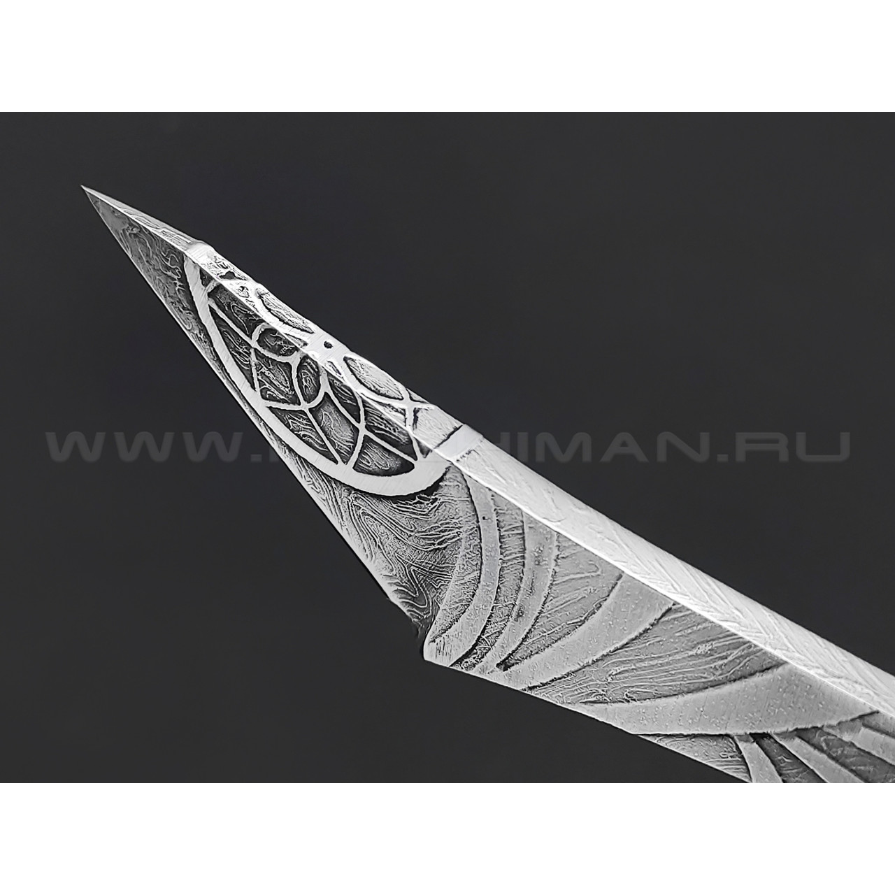 Волчий Век скелетный нож custom сталь Niolox WA, рукоять сталь