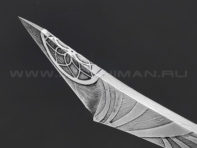 Волчий Век скелетный нож custom сталь Niolox WA, рукоять сталь