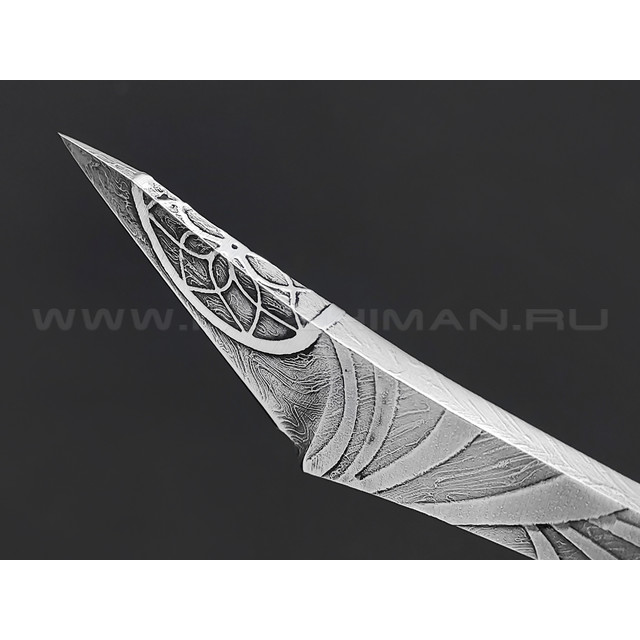 Волчий Век скелетный нож custom сталь Niolox WA, рукоять сталь