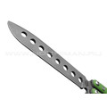 Atroposknife тренировочный балисонг Kirat сталь N690, рукоять G10 green, титан Atroposknife тренировочный балисонг Kirat сталь N690, рукоять G10 green, титан