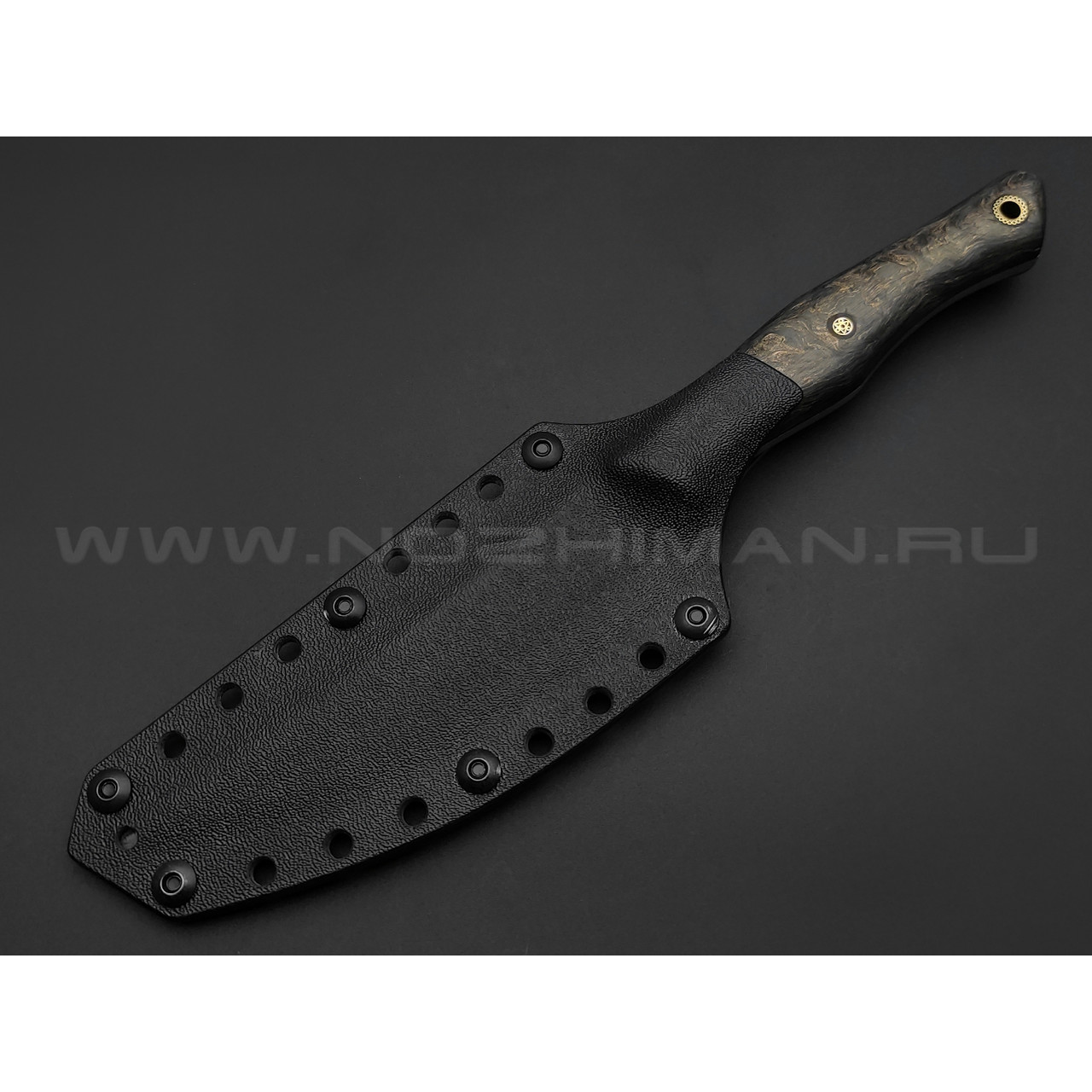 Neyris Knives нож Перс сталь M390, рукоять Carbon fiber dark matter gold