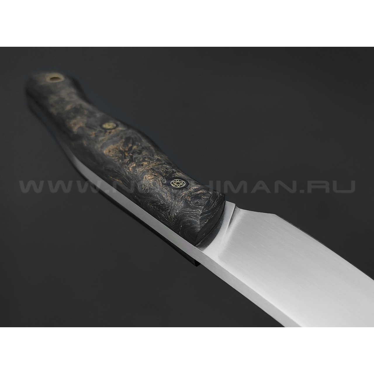 Neyris Knives нож Перс сталь M390, рукоять Carbon fiber dark matter gold