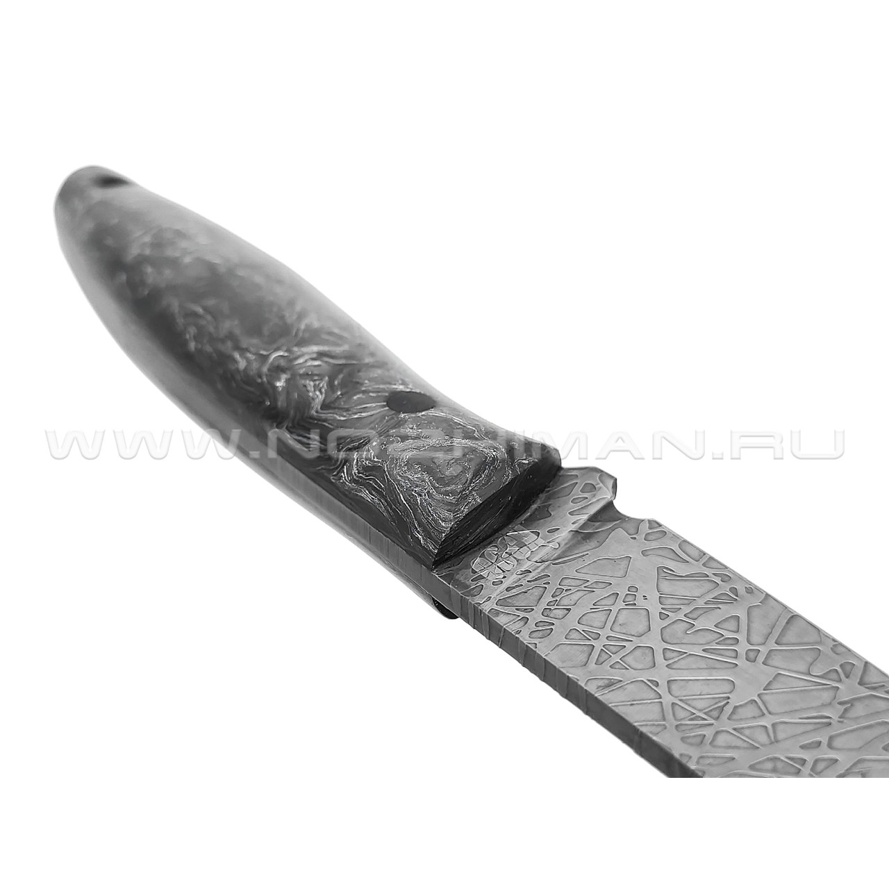 Neyris Knives нож Turk сталь K390, рукоять Carbon fiber dark matter silver