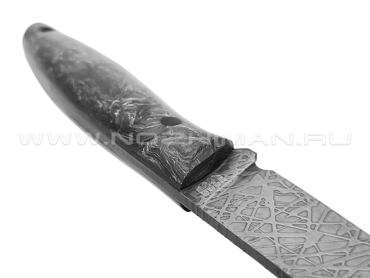 Neyris Knives нож Turk сталь K390, рукоять Carbon fiber dark matter silver