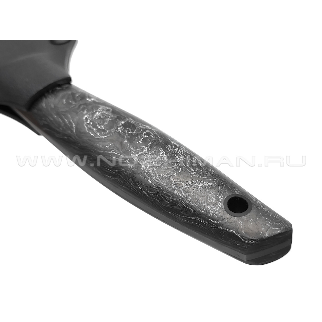 Neyris Knives нож Turk сталь K390, рукоять Carbon fiber dark matter silver
