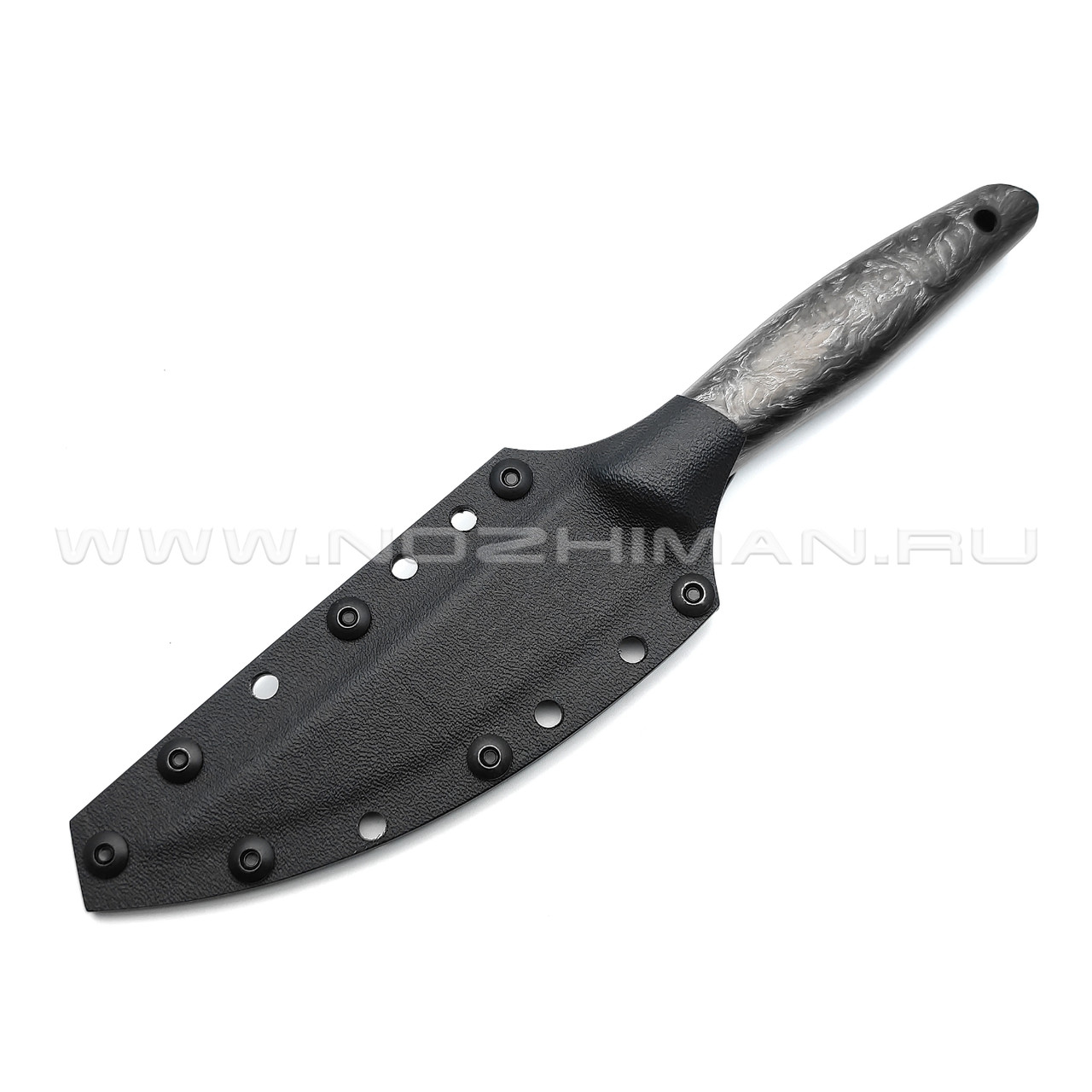 Neyris Knives нож Turk сталь K390, рукоять Carbon fiber dark matter silver