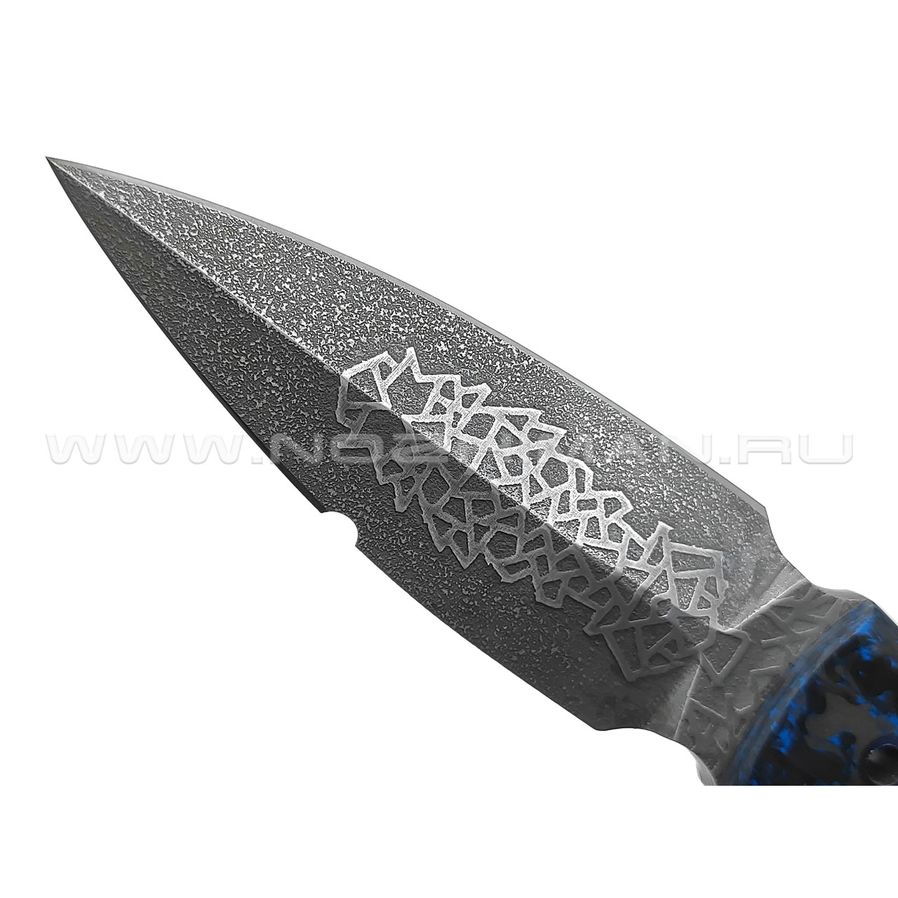Neyris Knives нож TaoRan сталь CPM 3V, рукоять Carbon fiber blue