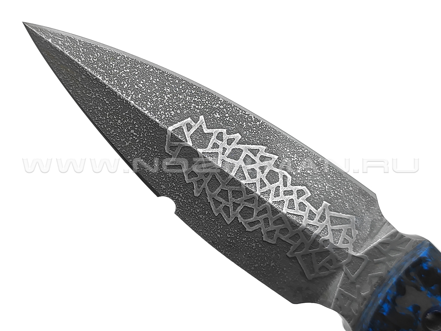 Neyris Knives нож TaoRan сталь CPM 3V, рукоять Carbon fiber blue