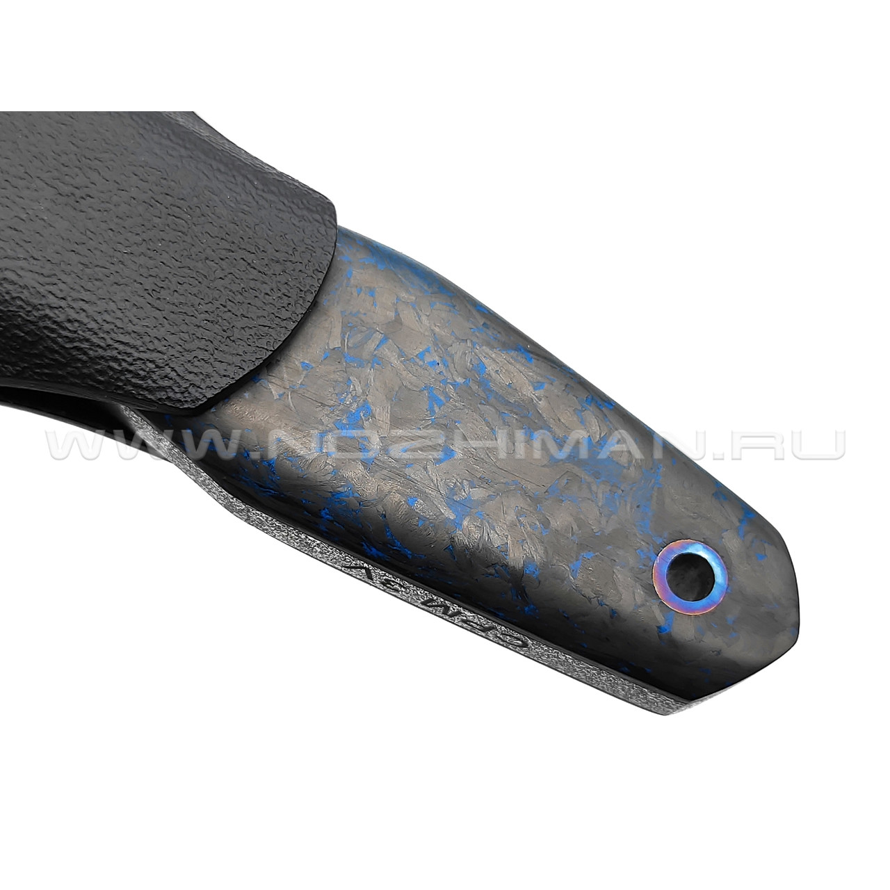 Neyris Knives нож TaoRan сталь CPM 3V, рукоять Carbon fiber blue