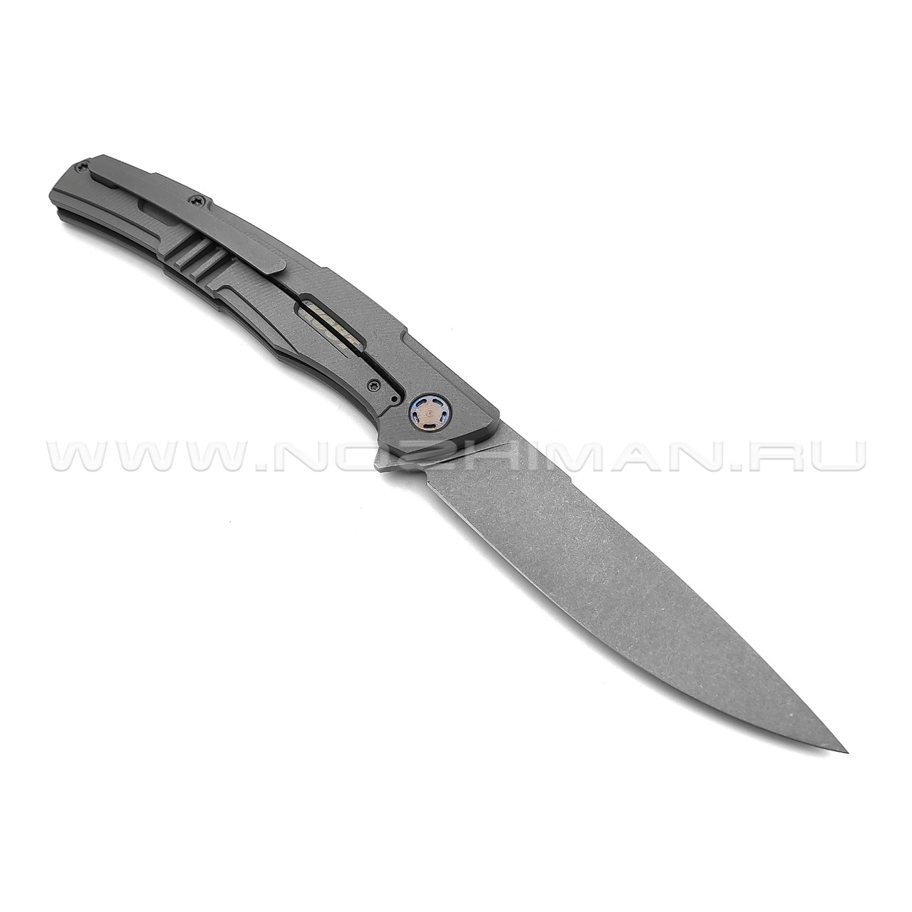 Neyris Knives нож Kout сталь CPM Magnacut, рукоять Титан, Carbon fiber Arctic Storm