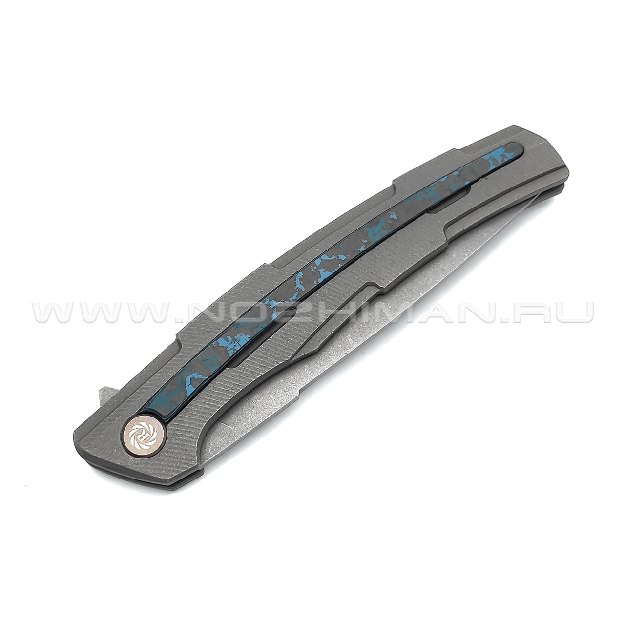 Neyris Knives нож Kout сталь CPM Magnacut, рукоять Титан, Carbon fiber Arctic Storm