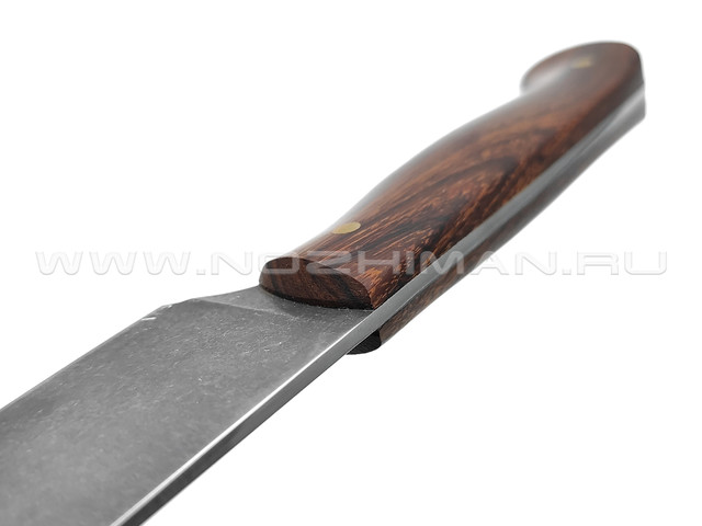 Набор из 3 кухонных ножей, булатная сталь, рукоять Ironwood (Товарищество Завьялова)