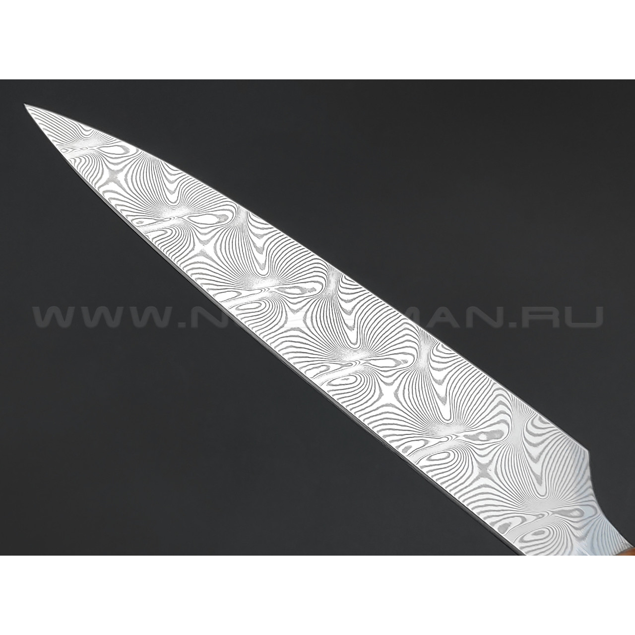 Набор из 3 кухонных ножей, нержавеющая дамасская сталь, рукоять Ironwood (Товарищество Завьялова)