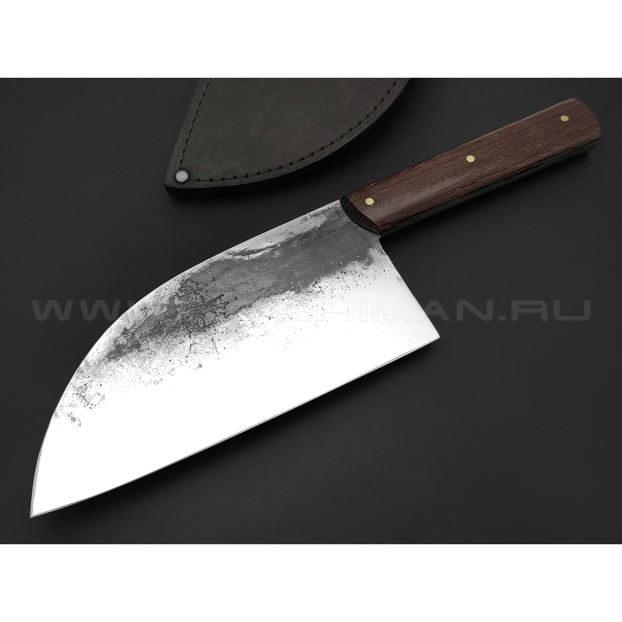 Нож "Сербский Шеф" сталь K340, рукоять дерево венге (Товарищество Завьялова)