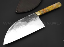 Нож "Сербский Шеф" сталь K340, рукоять кап манго (Товарищество Завьялова)