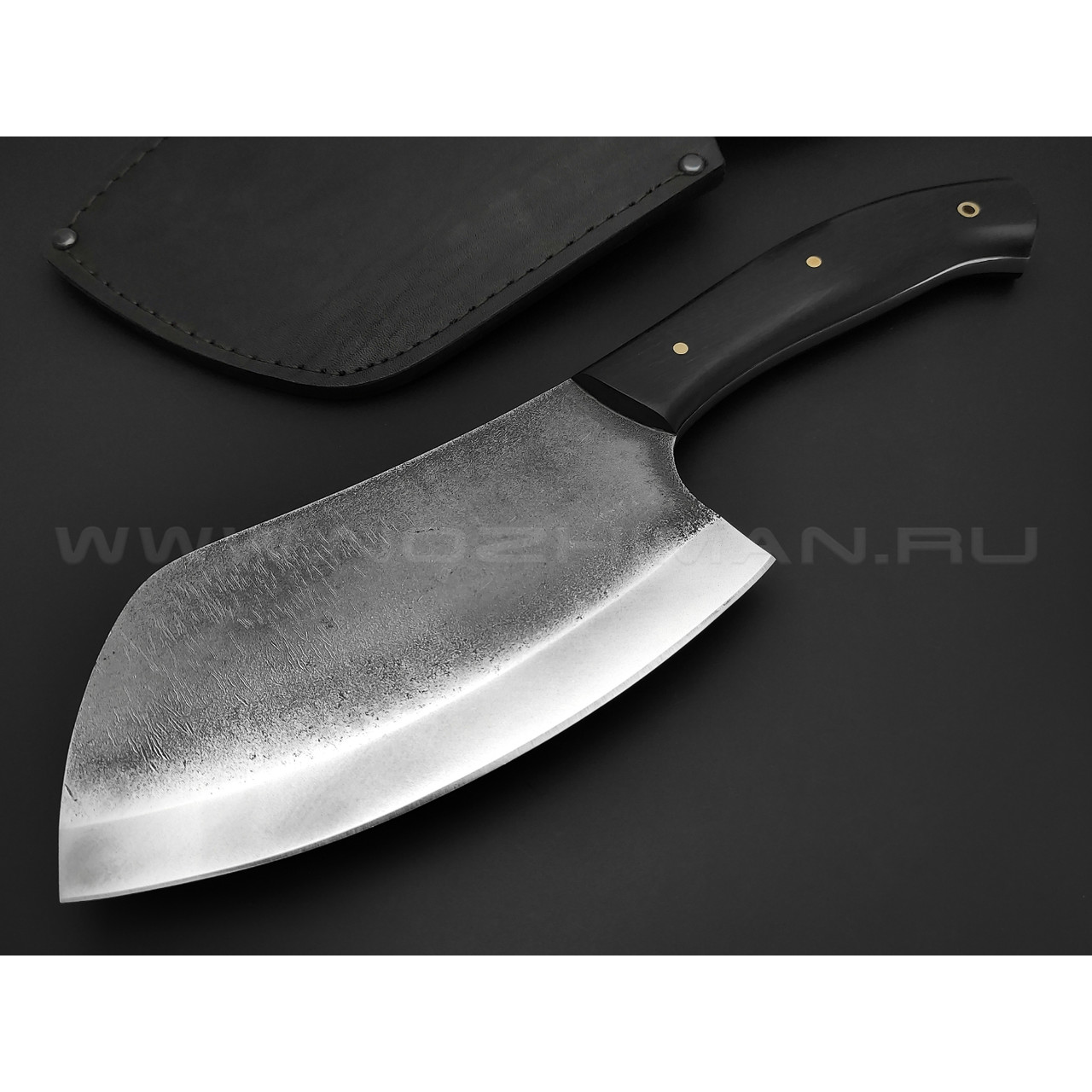 Тяпка для мяса "Палач №1" сталь 65Г, рукоять граб (Товарищество Завьялова)