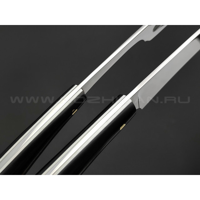 Товарищество Завьялова набор для стейка №3 сталь N690, рукоять G10 black & white