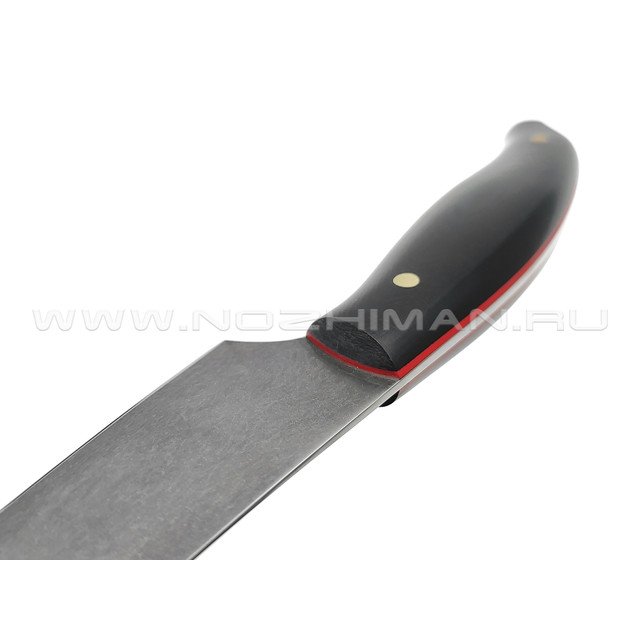 Товарищество Завьялова малый филейный нож №2 сталь Булат, рукоять G10 black