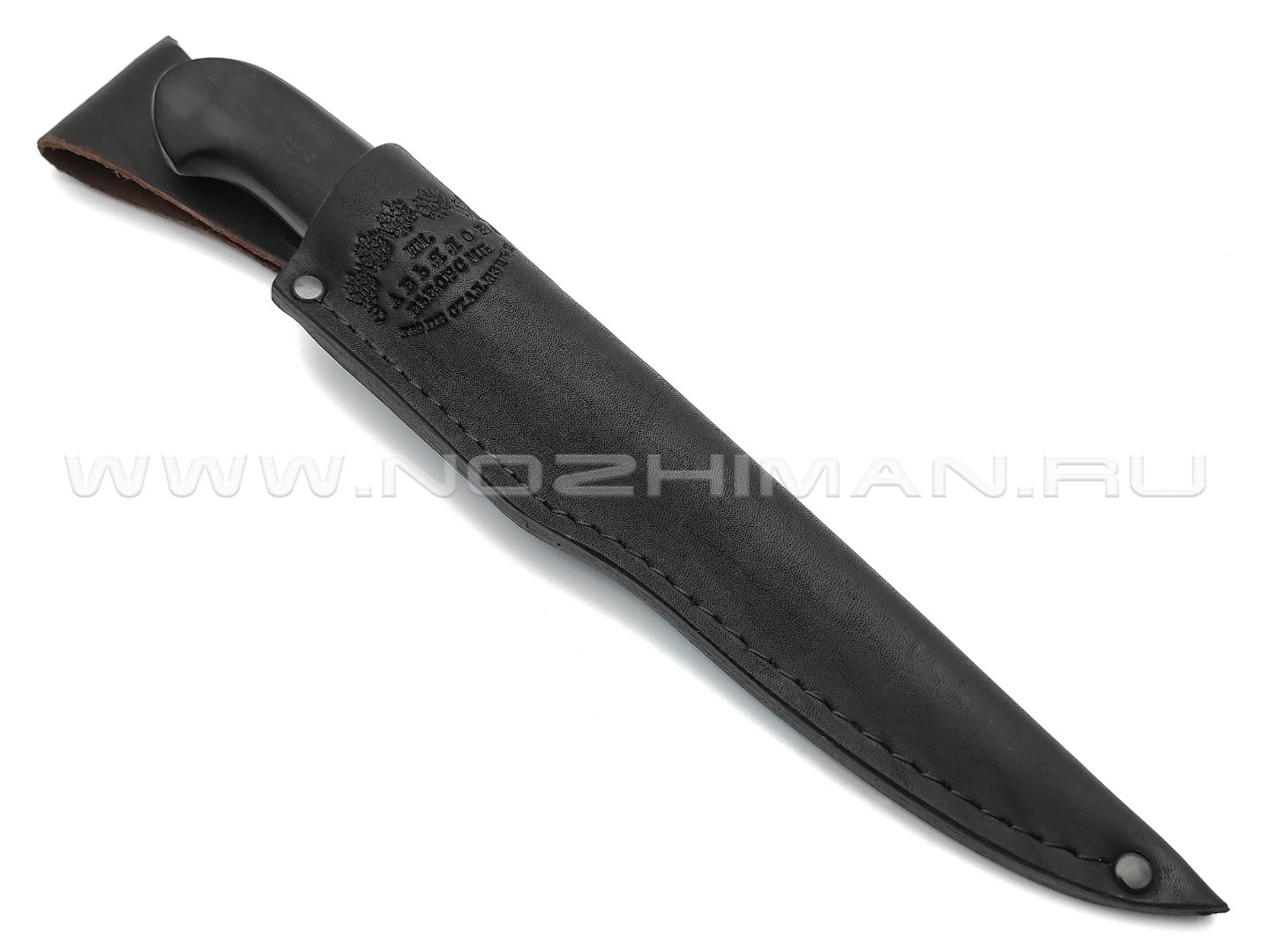 Филейный нож №1, булатная сталь, рукоять граб (Товарищество Завьялова)