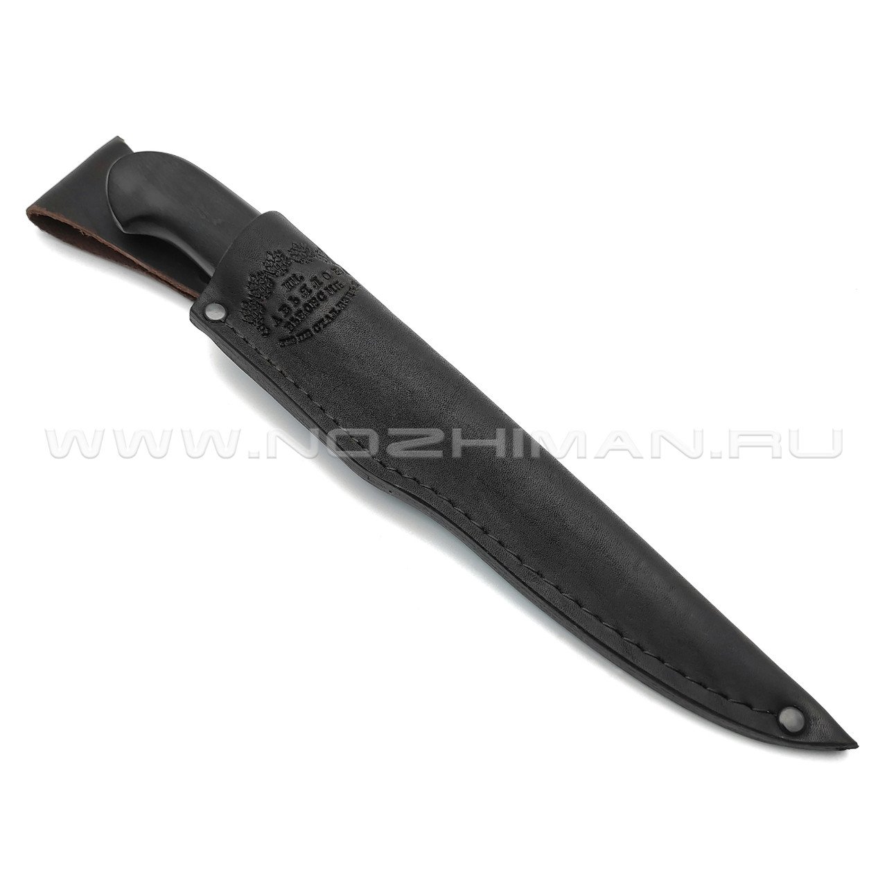 Филейный нож №1, булатная сталь, рукоять граб (Товарищество Завьялова)