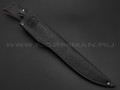 Филейный нож №1, сталь N690, рукоять G10 black, white (Товарищество Завьялова)