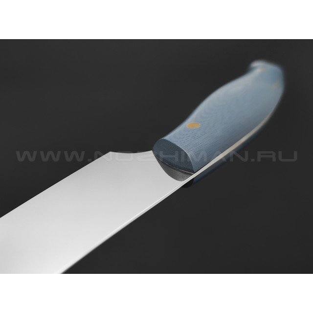 Товарищество Завьялова большой филейный нож №2 сталь N690, рукоять G10 grey