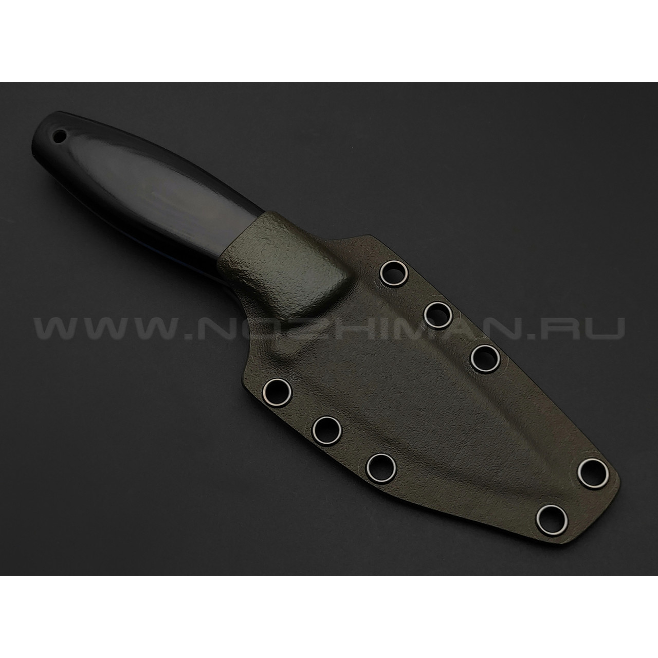 Апус нож Shorty сталь K110, рукоять G10 black
