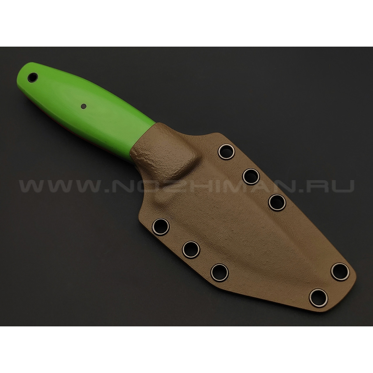 Апус нож Shorty Mod. сталь N690, рукоять G10 green
