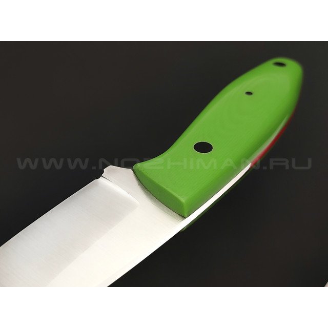 Апус нож Шорти сталь N690, рукоять G10 зелёный