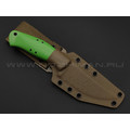 Апус нож Thorn сталь K110 satin, рукоять G10 green Апус нож Thorn сталь K110 satin, рукоять G10 green