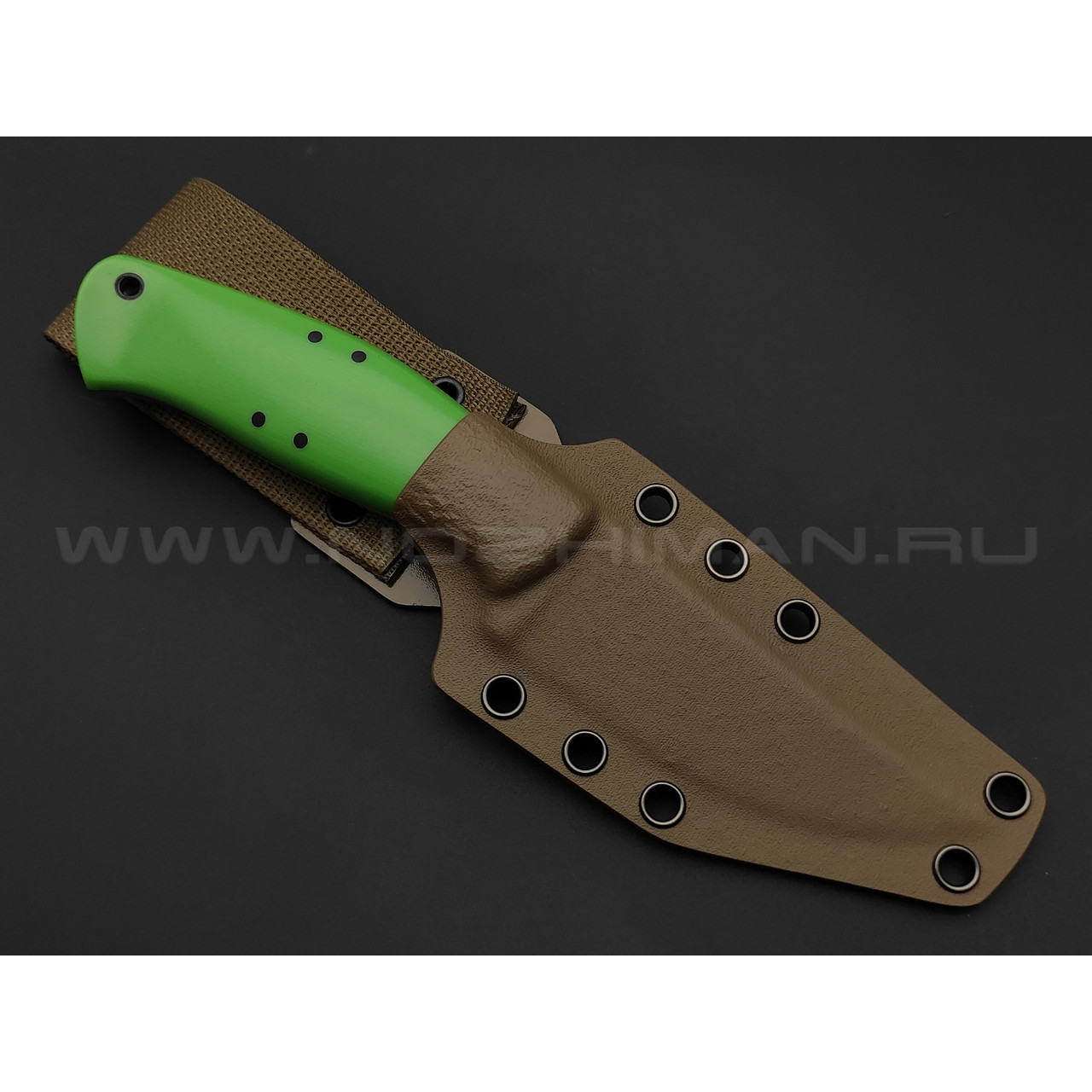 Апус нож Thorn сталь K110 satin, рукоять G10 green