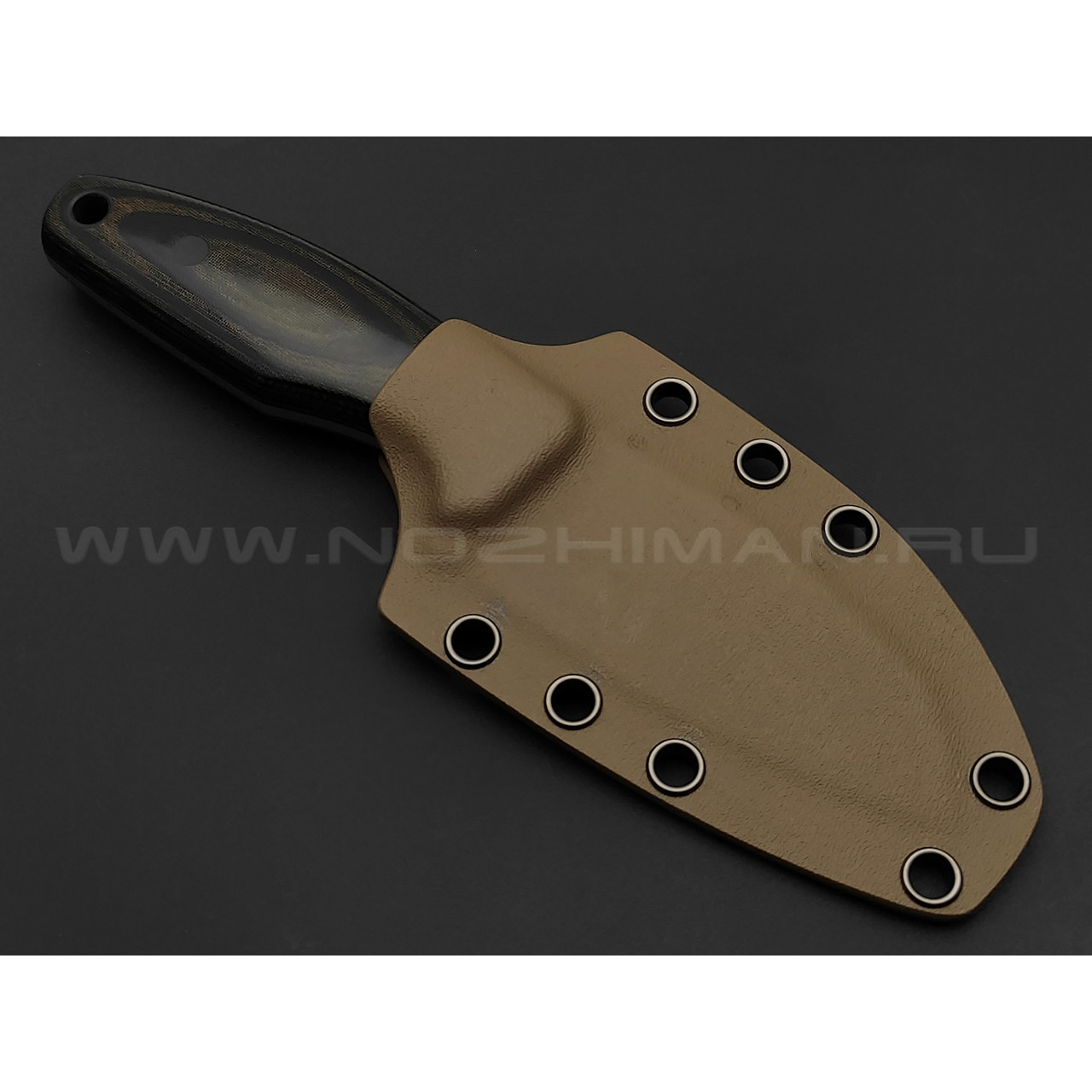 Апус нож Drive сталь K110, рукоять микарта