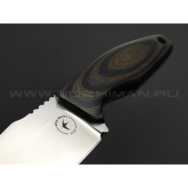 Апус нож Драйв сталь K110, рукоять микарта