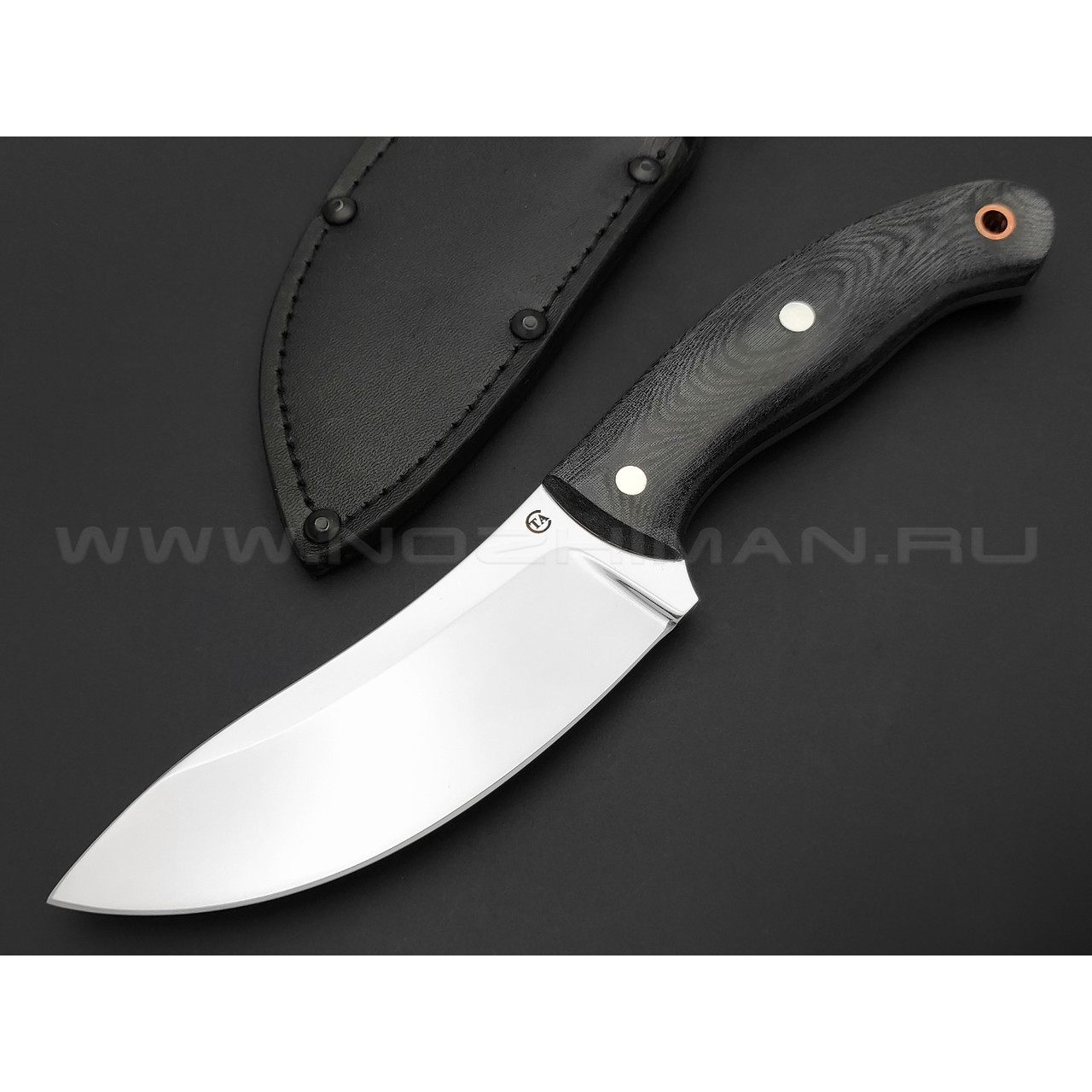 Нож "Юг-1" сталь 95Х18, рукоять микарта (Титов & Солдатова)