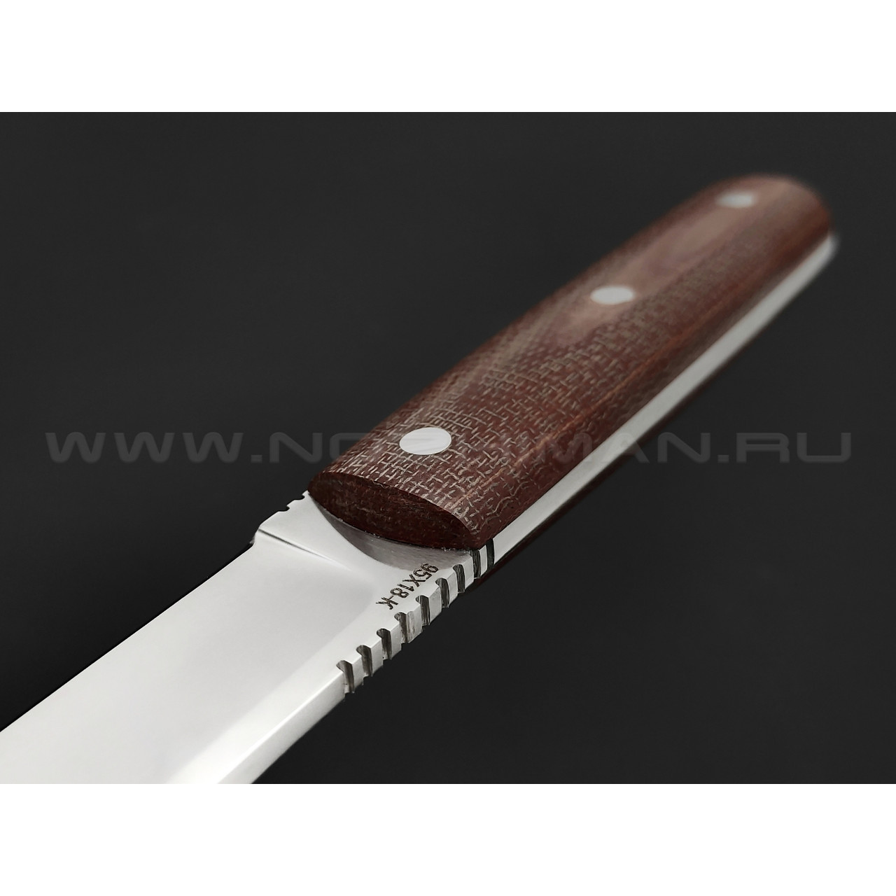 Нож "Дипломат" сталь 95Х18, рукоять микарта (Титов & Солдатова)
