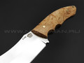 Нож "Ящер" сталь K340, рукоять карельская береза (Товарищество Завьялова)