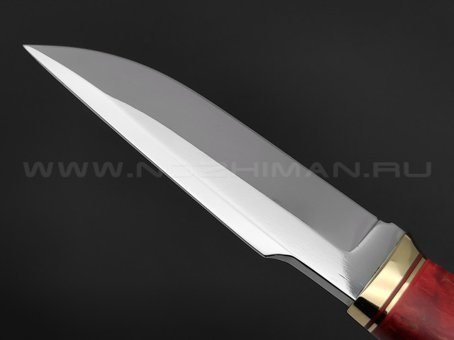 Нож "Кобзон" сталь Sleipner, рукоять карельская береза (Товарищество Завьялова)