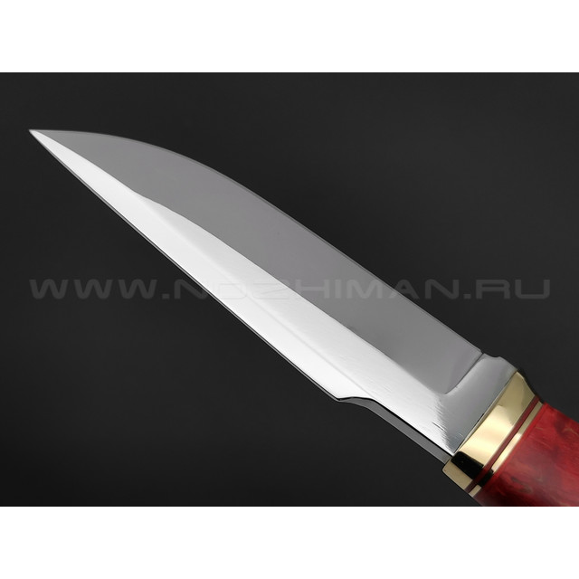 Нож "Кобзон" сталь Sleipner, рукоять карельская береза (Товарищество Завьялова)