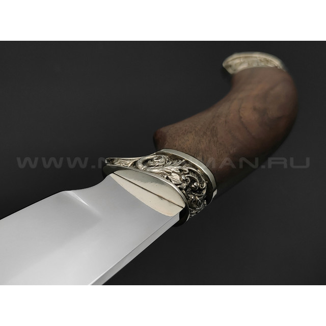 Нож "Бобёр" сталь K340, рукоять орех (Товарищество Завьялова)