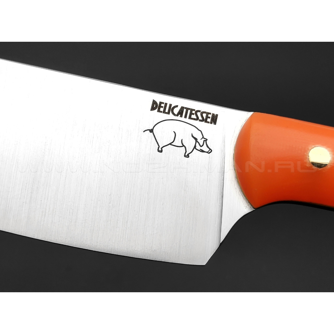 Atroposknife набор кухонных ножей Delicatessen 3.0 сталь X50CrMoV15, рукоять G10 orange