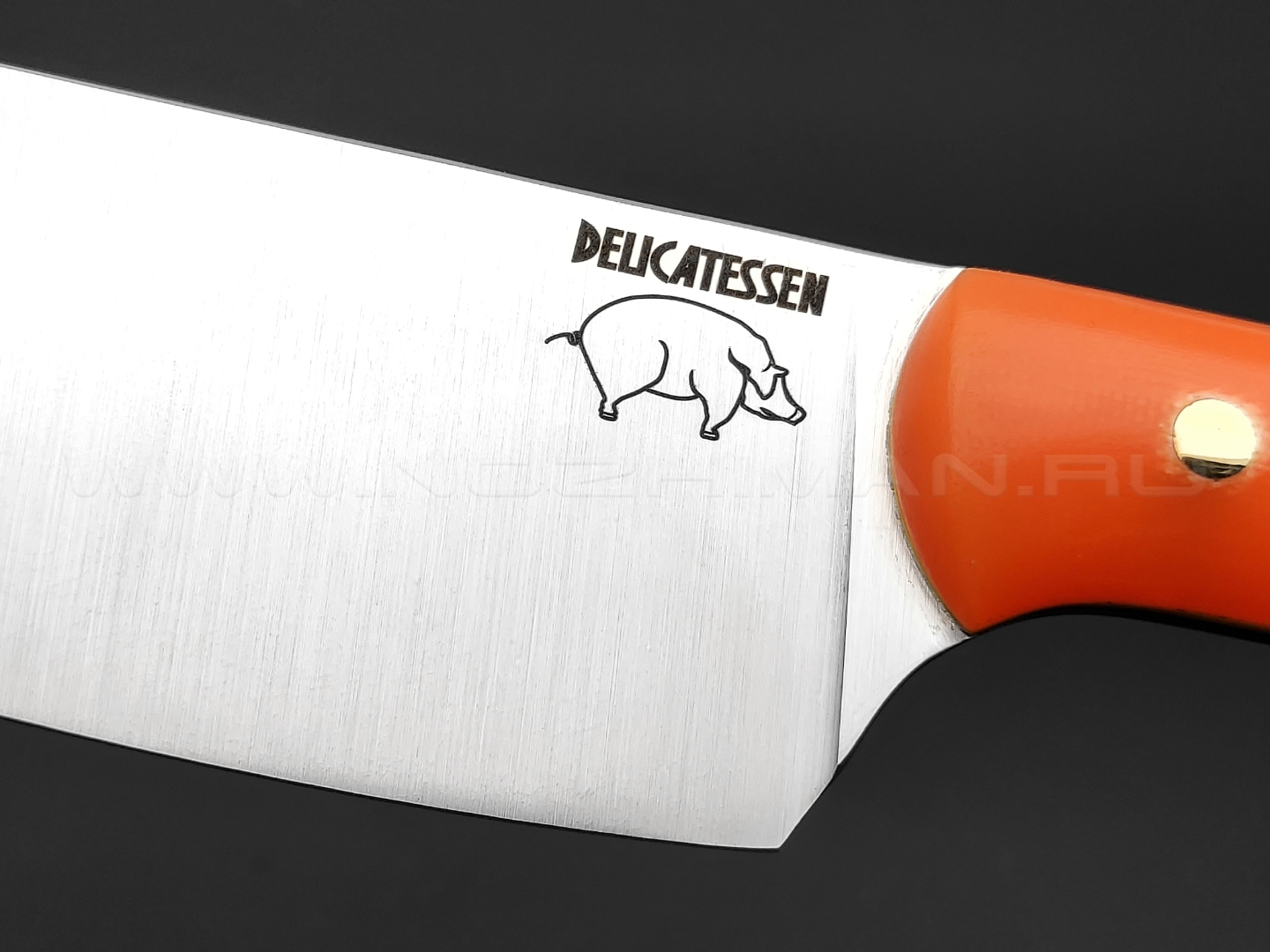 Atroposknife набор кухонных ножей Delicatessen 3.0 сталь X50CrMoV15, рукоять G10 orange