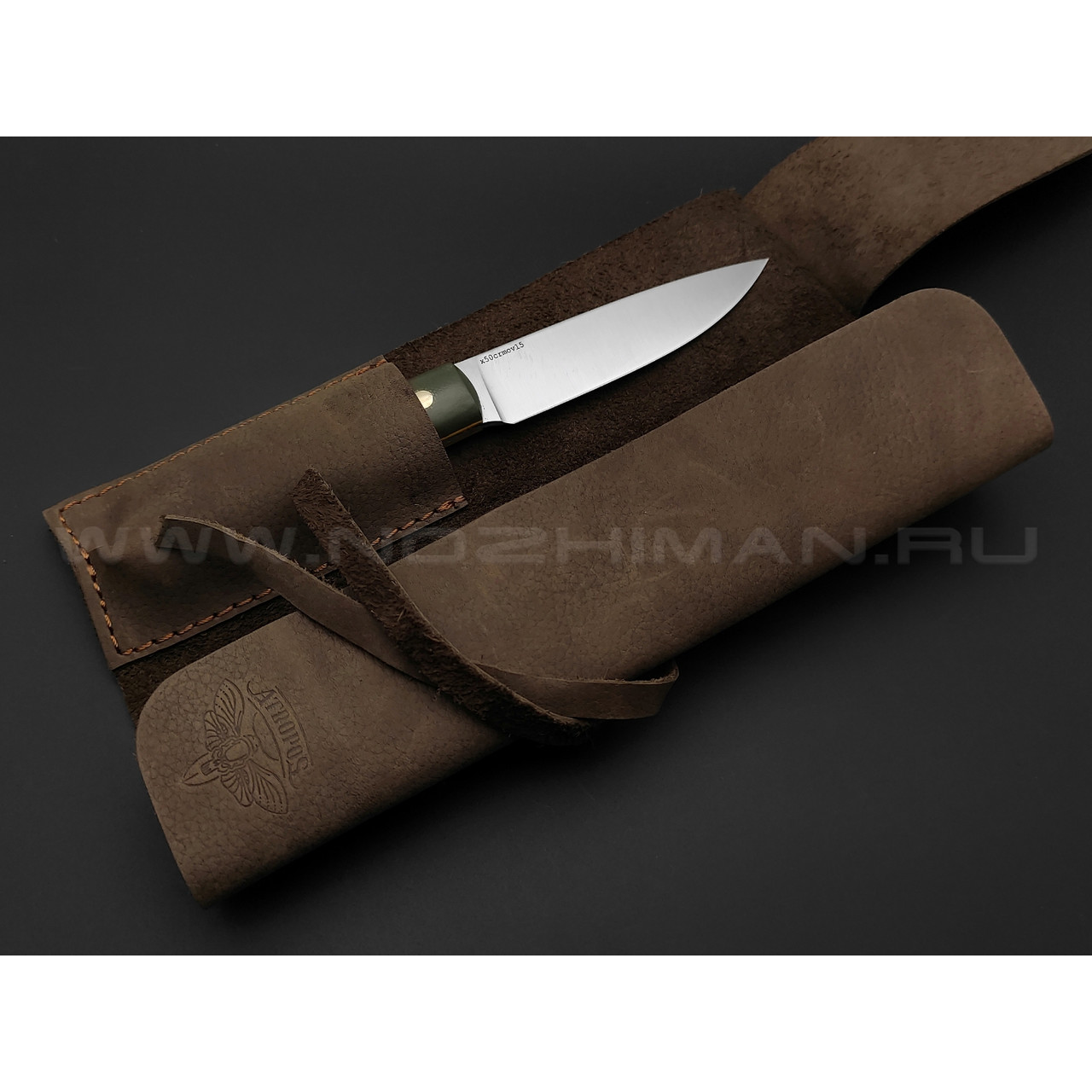 Atroposknife набор кухонных ножей Delicatessen 3.0 сталь X50CrMoV15, рукоять G10 OD green