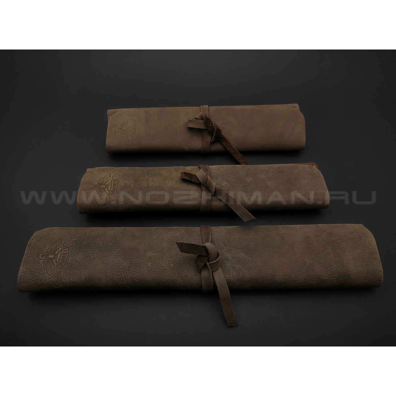 Atroposknife набор кухонных ножей Delicatessen 3.0 сталь X50CrMoV15, рукоять G10 OD green