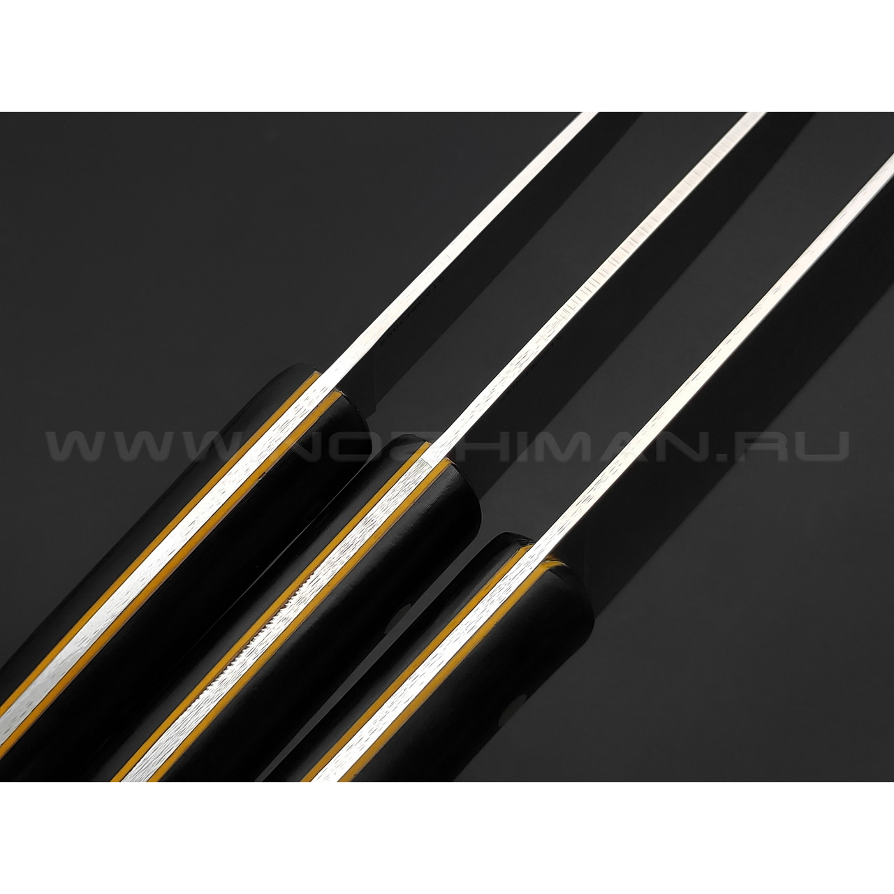 Atroposknife набор кухонных ножей Delicatessen 3.0 сталь X50CrMoV15, рукоять G10 black