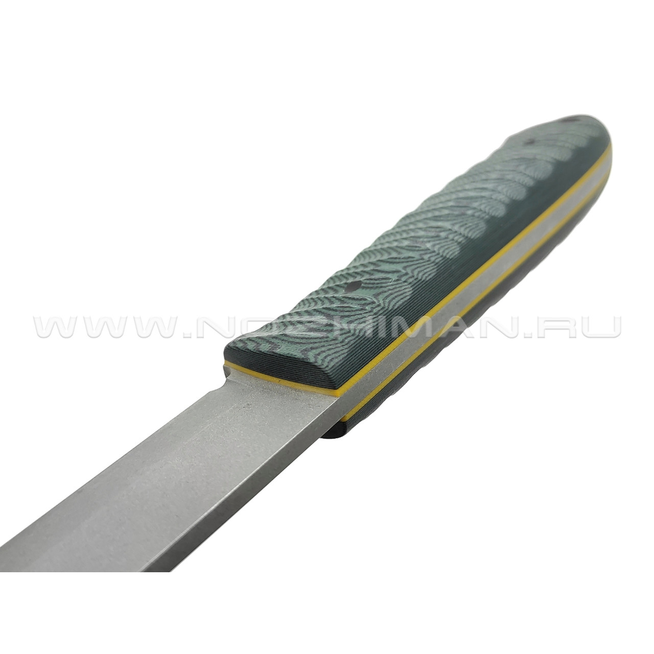 Апус нож Raider Bush сталь N690, рукоять G10 black & green
