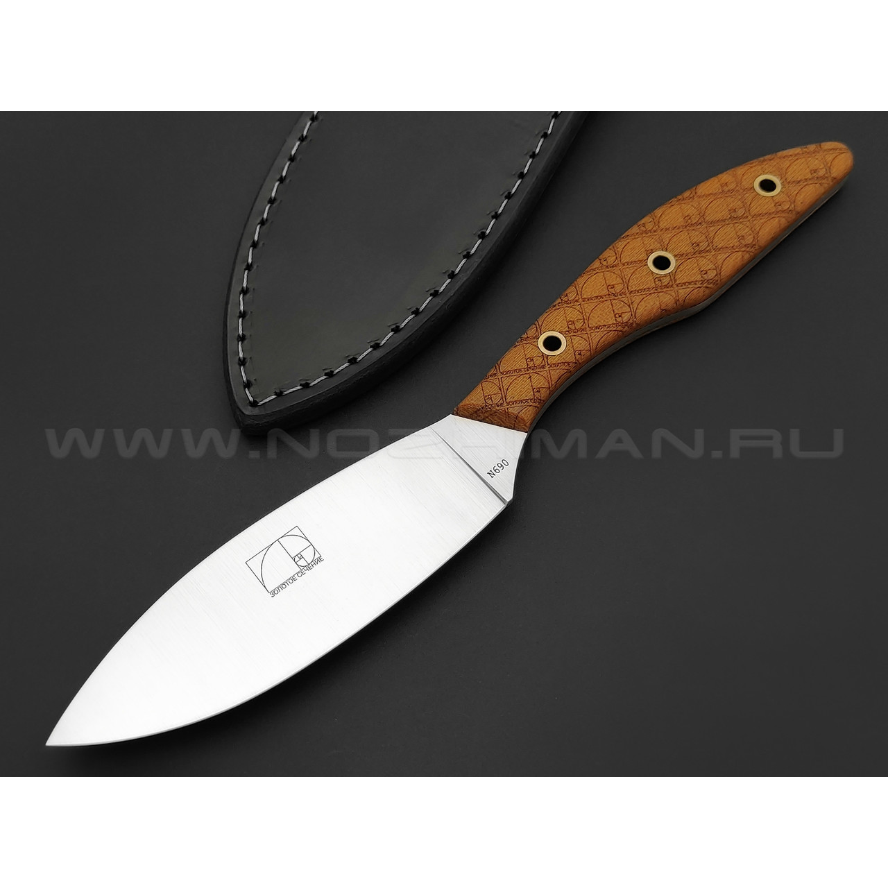Золотое Сечение нож Загадочная Лагерта, сталь N690, рукоять Микарта